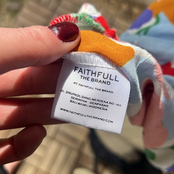 Faithful the brand mini dress abstract floral - Picture 7 of 9